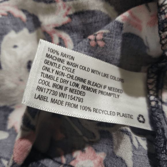 Knox Rose Boho Black Red Floral Tiered Vented Button Front Maxi Skirt Size XL - Picture 5 of 11